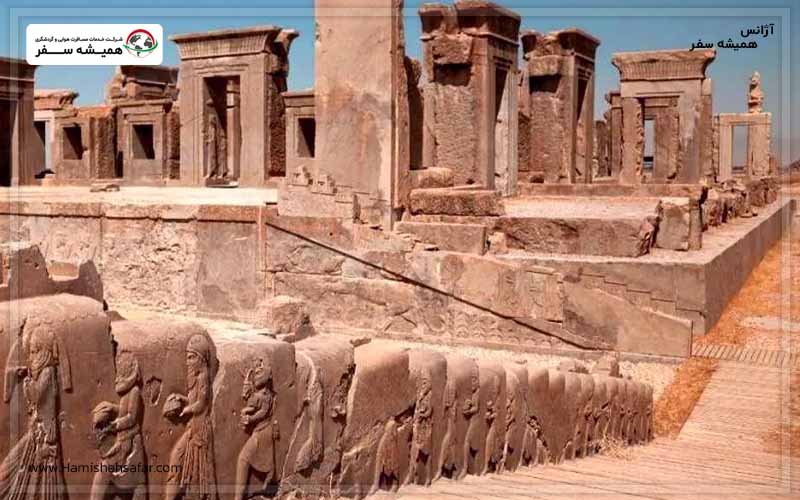 تخت جمشید در سفر به شیراز
